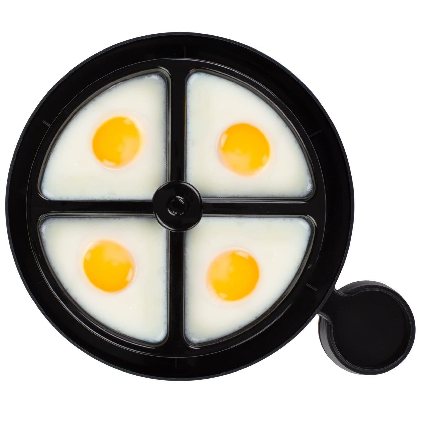 Andrew James Egg Boiler Poacher Electric Cooker with Steamer Attachment for Perfect Soft and Hard Boiled Eggs | up to 7 Egg Capacity | Water Measuring Cup & Egg Piercer | 380W